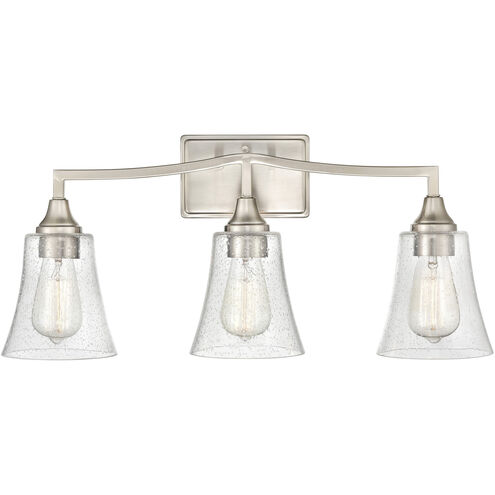 Caily 3 Light 24 inch Brushed Nickel Vanity Light Wall Light